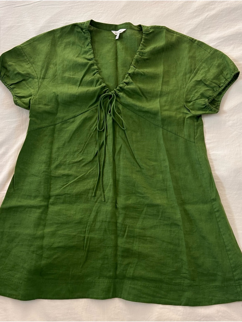 Banana Republic Linen Tie-Front mini dress